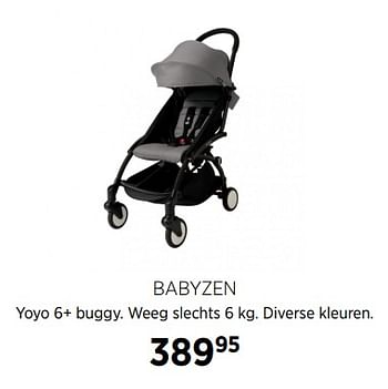Aanbiedingen Babyzen yoyo 6+ buggy - Babyzen - Geldig van 28/07/2017 tot 28/08/2017 bij Babypark