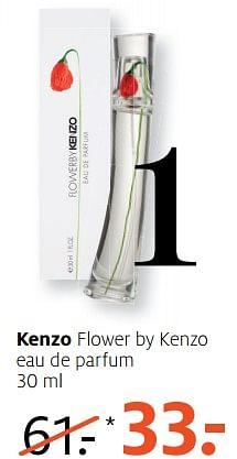 Aanbiedingen Kenzo flower by kenzo eau de parfum - Kenzo - Geldig van 31/07/2017 tot 13/08/2017 bij Etos