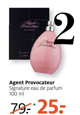 Aanbiedingen Agent provocateur signature eau de parfum - Agent Provocateur - Geldig van 31/07/2017 tot 13/08/2017 bij Etos