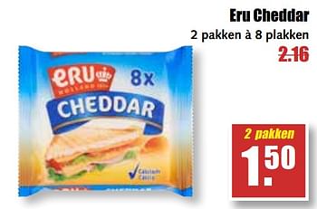 Aanbiedingen Eru cheddar - Eru - Geldig van 31/07/2017 tot 05/08/2017 bij MCD Supermarkten
