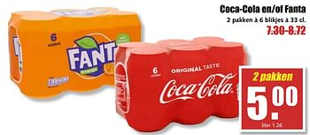 Aanbiedingen Coca-cola en-of fanta - The Coca Cola Company - Geldig van 31/07/2017 tot 05/08/2017 bij MCD Supermarkten
