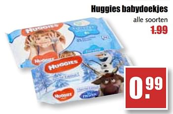 Aanbiedingen Huggies babydoekjes - Huggies - Geldig van 31/07/2017 tot 05/08/2017 bij MCD Supermarkten