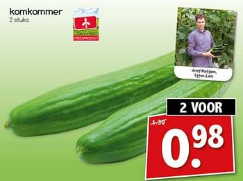 Aanbiedingen Komkommer - Huismerk - Agrimarkt - Geldig van 31/07/2017 tot 06/08/2017 bij Agrimarkt