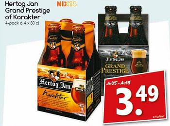 Aanbiedingen Hertog jan grand prestige of karakter - Hertog Jan - Geldig van 31/07/2017 tot 06/08/2017 bij Agrimarkt