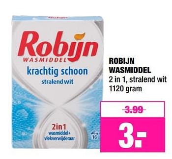 Aanbiedingen Robijn wasmiddel - Robijn - Geldig van 31/07/2017 tot 12/08/2017 bij Big Bazar