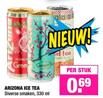 Aanbiedingen Arizona ice tea - Arizona - Geldig van 31/07/2017 tot 12/08/2017 bij Big Bazar