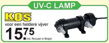 Aanbiedingen Uv-c lamp - Kos - Geldig van 31/07/2017 tot 19/08/2017 bij Van Cranenbroek