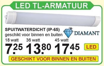 Aanbiedingen Spuitwaterdicht (ip-65) - Diamant - Geldig van 31/07/2017 tot 19/08/2017 bij Van Cranenbroek