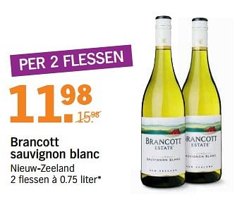 Aanbiedingen Brancott sauvignon blanc nieuw-zeeland - Witte wijnen - Geldig van 31/07/2017 tot 06/08/2017 bij Albert Heijn