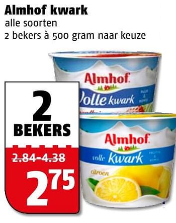 Aanbiedingen Almhof kwark - Almhof - Geldig van 31/07/2017 tot 06/08/2017 bij Poiesz