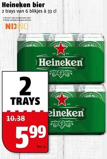 Aanbiedingen Heineken bier - Heineken - Geldig van 31/07/2017 tot 06/08/2017 bij Poiesz