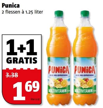 Aanbiedingen Punica - Punica - Geldig van 31/07/2017 tot 06/08/2017 bij Poiesz