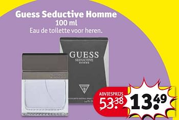 Aanbiedingen Guess seductive homme - Guess - Geldig van 01/08/2017 tot 06/08/2017 bij Kruidvat