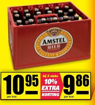 Aanbiedingen Amstel bier - Amstel - Geldig van 31/07/2017 tot 06/08/2017 bij Nettorama