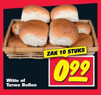 Aanbiedingen Witte of tarwe bollen - Huismerk - Nettorama - Geldig van 31/07/2017 tot 06/08/2017 bij Nettorama