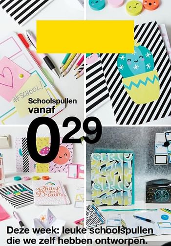 Aanbiedingen Schoolspullen - Huismerk - Zeeman  - Geldig van 05/08/2017 tot 12/08/2017 bij Zeeman