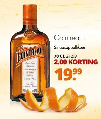 Aanbiedingen Cointreau sinaasappellikeur - Cointreau - Geldig van 31/07/2017 tot 12/08/2017 bij Mitra