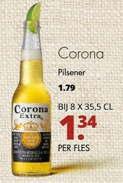 Aanbiedingen Corona pilsener - Corona - Geldig van 31/07/2017 tot 12/08/2017 bij Mitra