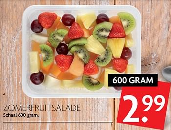 Aanbiedingen Zomerfruitsalade - Huismerk - Deka Markt - Geldig van 03/08/2017 tot 06/08/2017 bij Deka Markt