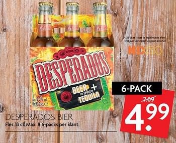 Aanbiedingen Desperados bier - Desperados - Geldig van 03/08/2017 tot 06/08/2017 bij Deka Markt