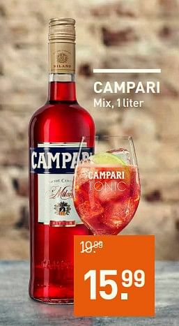 Aanbiedingen Campari mix - Campari - Geldig van 31/07/2017 tot 13/08/2017 bij Gall & Gall