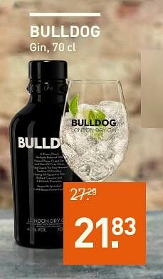 Aanbiedingen Bulldog gin - Bulldog - Geldig van 31/07/2017 tot 13/08/2017 bij Gall & Gall