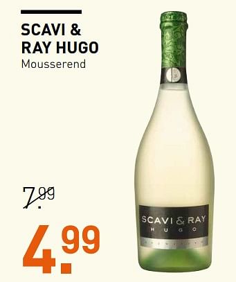 Aanbiedingen Scavi + ray hugo mousserend - Witte wijnen - Geldig van 31/07/2017 tot 13/08/2017 bij Gall & Gall