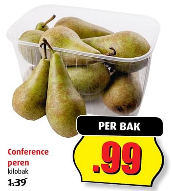 Aanbiedingen Conference peren - Huismerk - Boni Supermarkt - Geldig van 02/08/2017 tot 08/08/2017 bij Boni Supermarkt