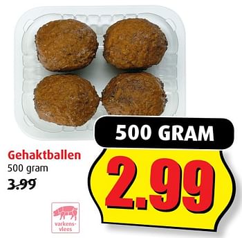 Aanbiedingen Gehaktballen - Huismerk - Boni Supermarkt - Geldig van 02/08/2017 tot 08/08/2017 bij Boni Supermarkt