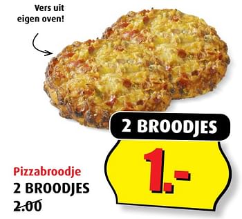 Aanbiedingen Pizzabroodje - Huismerk - Boni Supermarkt - Geldig van 02/08/2017 tot 08/08/2017 bij Boni Supermarkt