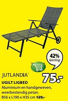 Aanbiedingen Ugilt ligbed - Jutlandia - Geldig van 31/07/2017 tot 13/08/2017 bij Jysk