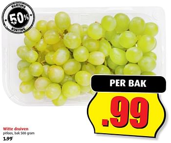 Aanbiedingen Witte druiven - Huismerk - Boni Supermarkt - Geldig van 02/08/2017 tot 08/08/2017 bij Boni Supermarkt