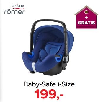 Aanbiedingen Baby-safe i-size - Britax - Geldig van 31/07/2017 tot 27/08/2017 bij Babypark