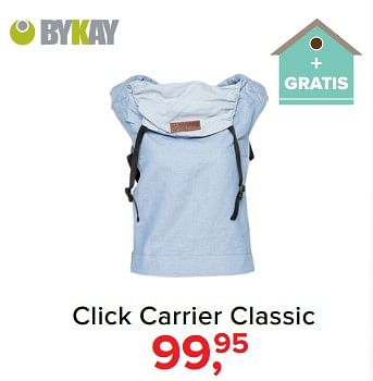 Aanbiedingen Click carrier classic - Bykay - Geldig van 31/07/2017 tot 27/08/2017 bij Babypark