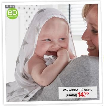 Aanbiedingen Wikkeldoek - BD - Geldig van 31/07/2017 tot 27/08/2017 bij Babypark