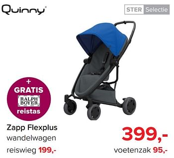 Aanbiedingen Zapp flexplus wandelwagen - Quinny - Geldig van 31/07/2017 tot 27/08/2017 bij Babypark