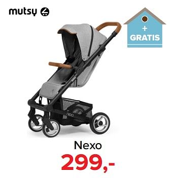 Aanbiedingen Nexo - Mutsy - Geldig van 31/07/2017 tot 27/08/2017 bij Babypark