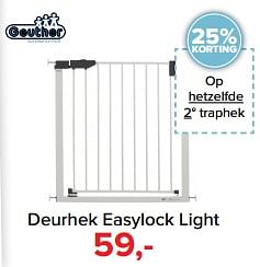 Aanbiedingen Deurhek easylock light - Geuther - Geldig van 31/07/2017 tot 27/08/2017 bij Babypark