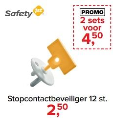 Aanbiedingen Stopcontactbeveiliger 12 st. - Safety 1st - Geldig van 31/07/2017 tot 27/08/2017 bij Babypark