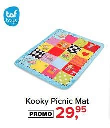 Aanbiedingen Kooky picnic mat - Taf Toys - Geldig van 31/07/2017 tot 27/08/2017 bij Babypark