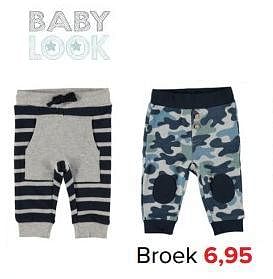 Aanbiedingen Broek - Baby look - Geldig van 31/07/2017 tot 27/08/2017 bij Babypark