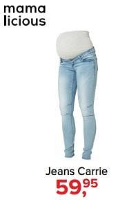 Aanbiedingen Jeans carrie - MamaLicious - Geldig van 31/07/2017 tot 27/08/2017 bij Babypark