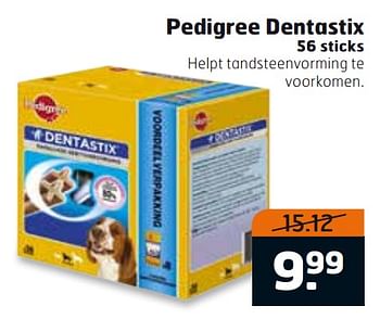Aanbiedingen Pedigree dentastix - Pedigree - Geldig van 01/08/2017 tot 13/08/2017 bij Trekpleister