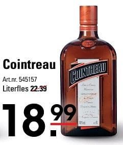 Aanbiedingen Cointreau - Cointreau - Geldig van 01/08/2017 tot 21/08/2017 bij Sligro