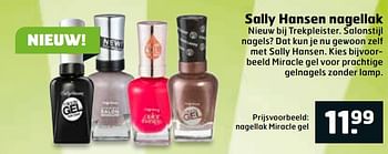 Aanbiedingen Sally hansen nagellak - Sally Hansen - Geldig van 01/08/2017 tot 13/08/2017 bij Trekpleister