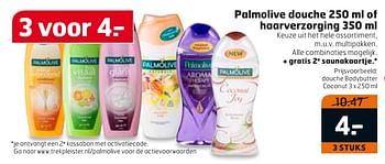 Aanbiedingen Palmolive douche haarverzorging - Palmolive - Geldig van 01/08/2017 tot 13/08/2017 bij Trekpleister
