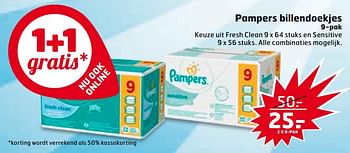 Aanbiedingen Pampers billendoekjes - Pampers - Geldig van 01/08/2017 tot 13/08/2017 bij Trekpleister