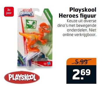 Aanbiedingen Playskool heroes figuur - Playskool - Geldig van 01/08/2017 tot 13/08/2017 bij Trekpleister