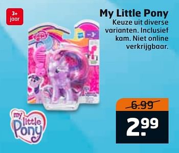 Aanbiedingen My little pony - My Little Pony - Geldig van 01/08/2017 tot 13/08/2017 bij Trekpleister