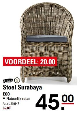 Aanbiedingen Stoel surabaya eco - Sediamo - Geldig van 01/08/2017 tot 21/08/2017 bij Sligro